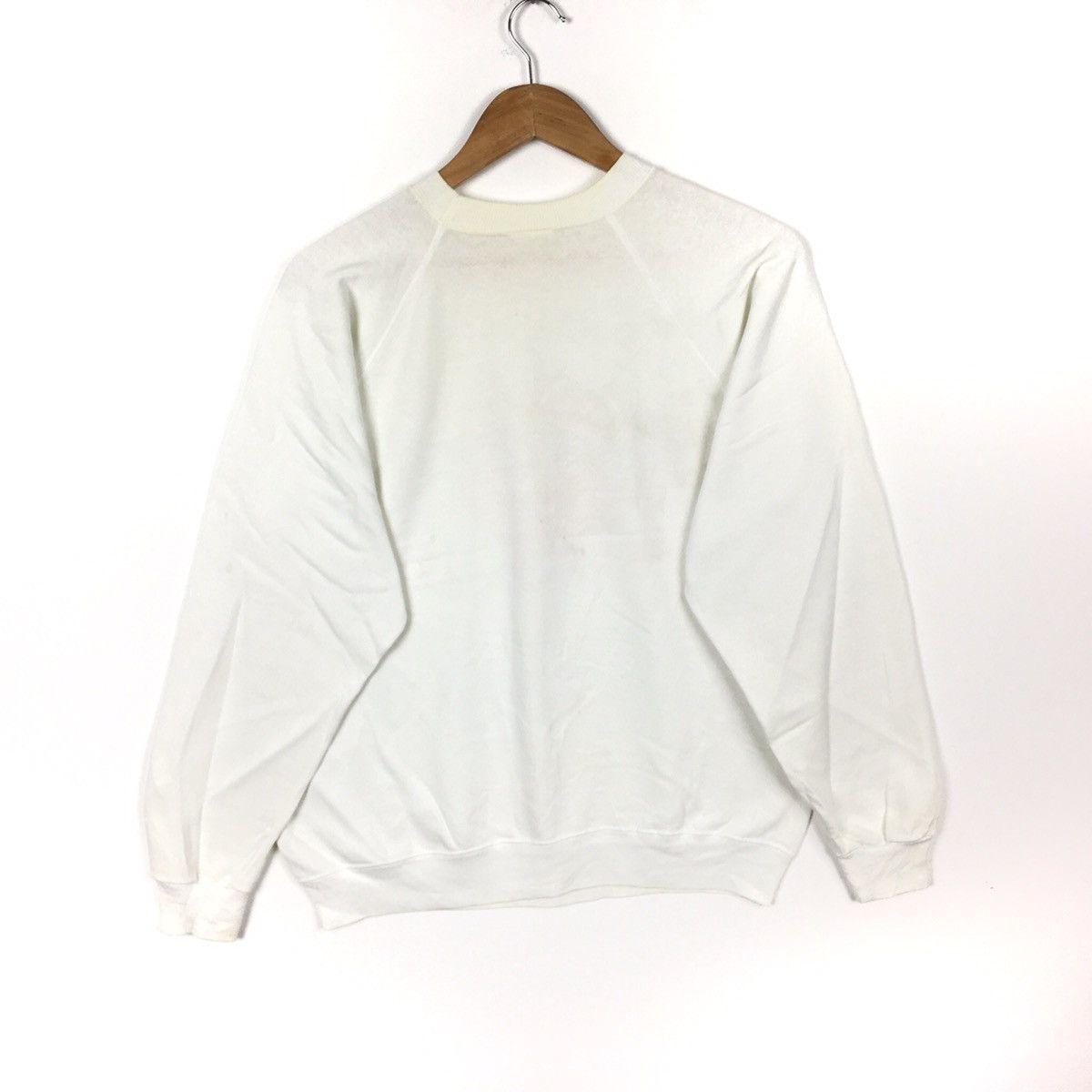 Hard Rock Cafe Vintage 90s HARD ROCK CAFE Orlando Hanes Usa WhiteSweatshirt Size US L / EU 52-54 / 3 - 4 Thumbnail