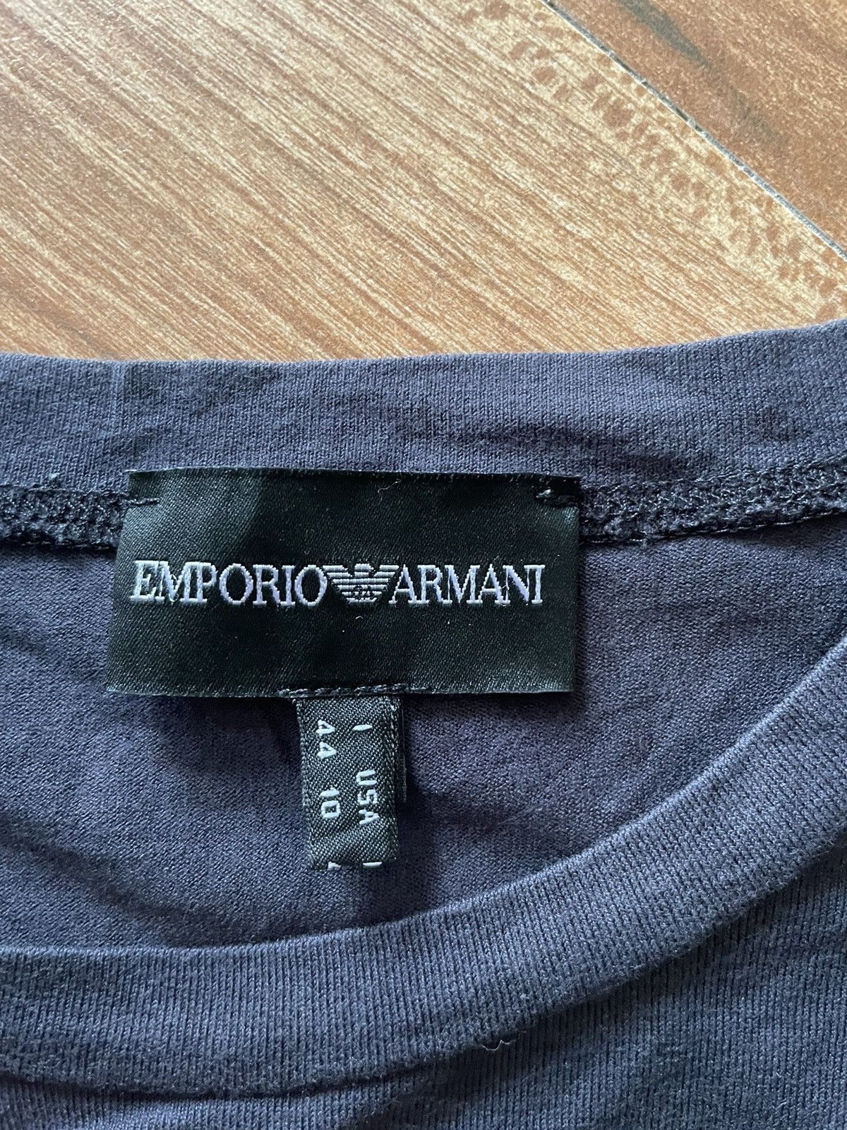 Emporio Armani Emporio Armani Logo Printed short Sleeve Size L / US 10 / IT 46 - 4 Thumbnail