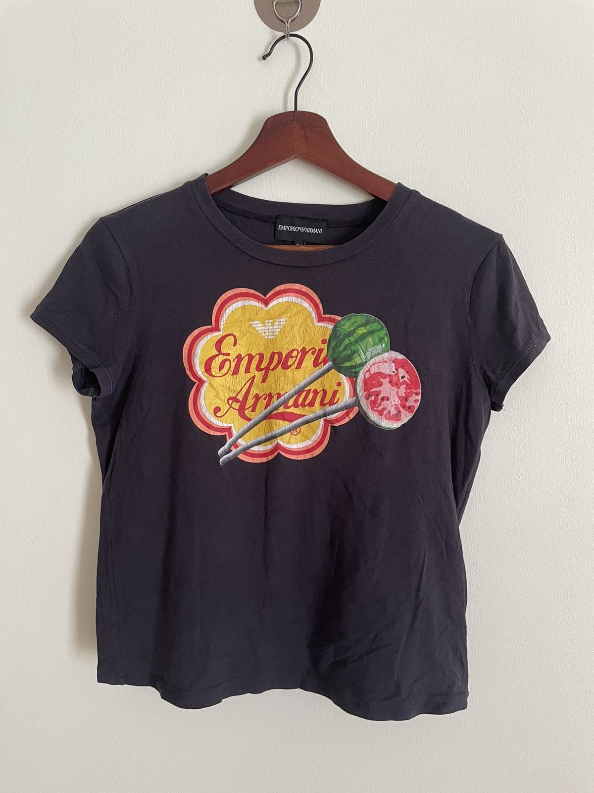Emporio Armani Emporio Armani Logo Printed short Sleeve Size L / US 10 / IT 46 - 1 Thumbnail