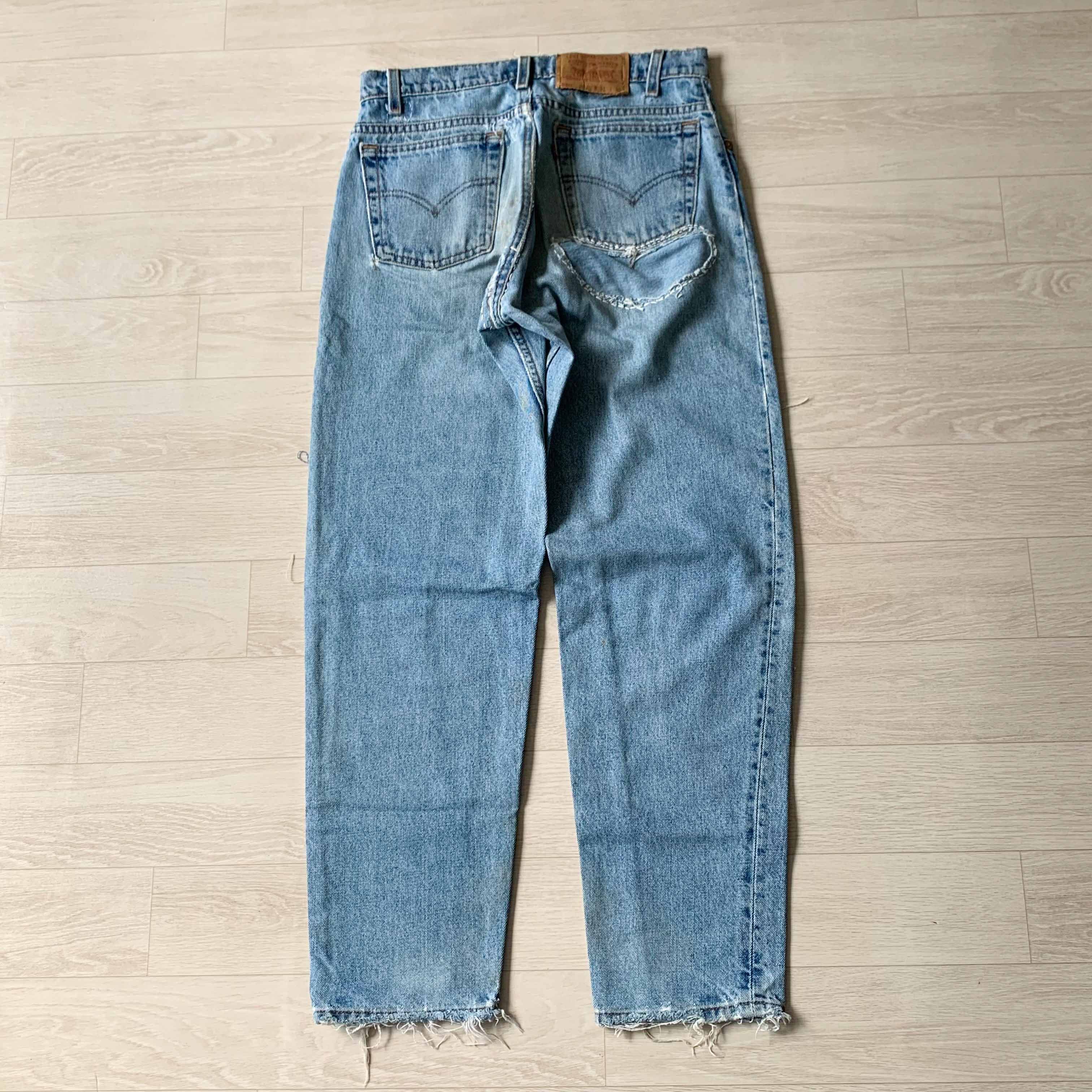 Levi's [Made in U.S.A] 90‘s Levi’s 550 Sashiko Customized Pants Size US 30 / EU 46 - 7 Thumbnail