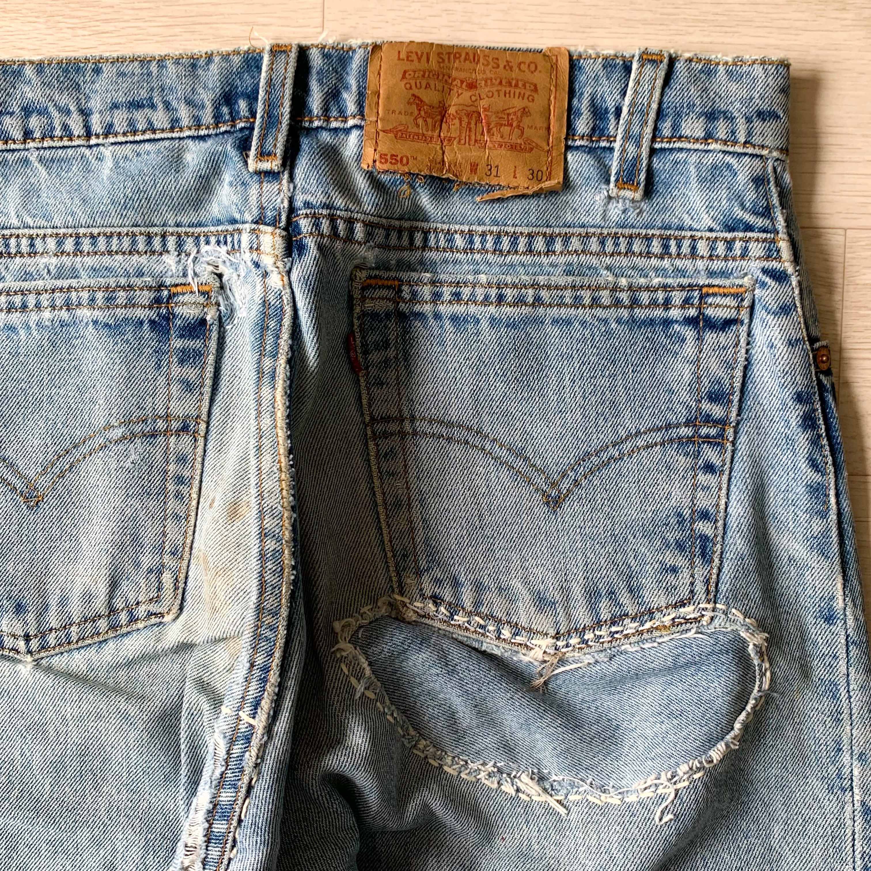 Levi's [Made in U.S.A] 90‘s Levi’s 550 Sashiko Customized Pants Size US 30 / EU 46 - 9 Thumbnail