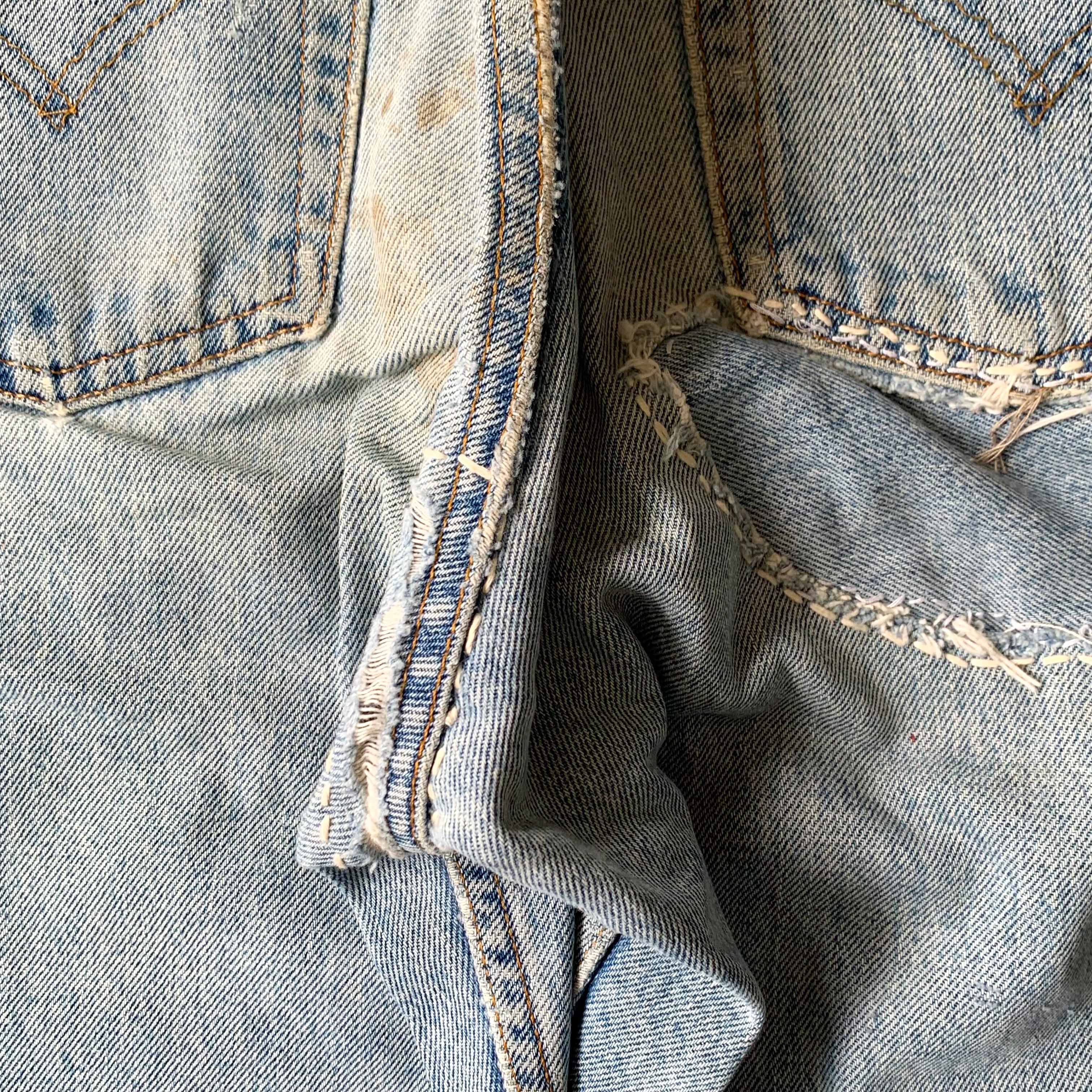 Levi's [Made in U.S.A] 90‘s Levi’s 550 Sashiko Customized Pants Size US 30 / EU 46 - 10 Thumbnail