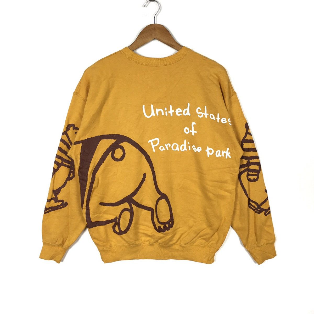 Vintage USPP Sport United StatesOfParadise Park Overprint Sweatshirt Size US L / EU 52-54 / 3 - 4 Thumbnail