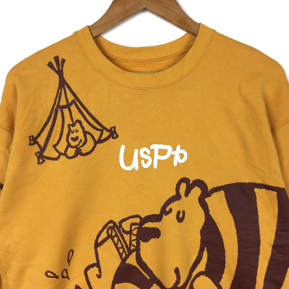 Vintage USPP Sport United StatesOfParadise Park Overprint Sweatshirt Size US L / EU 52-54 / 3 - 2 Thumbnail