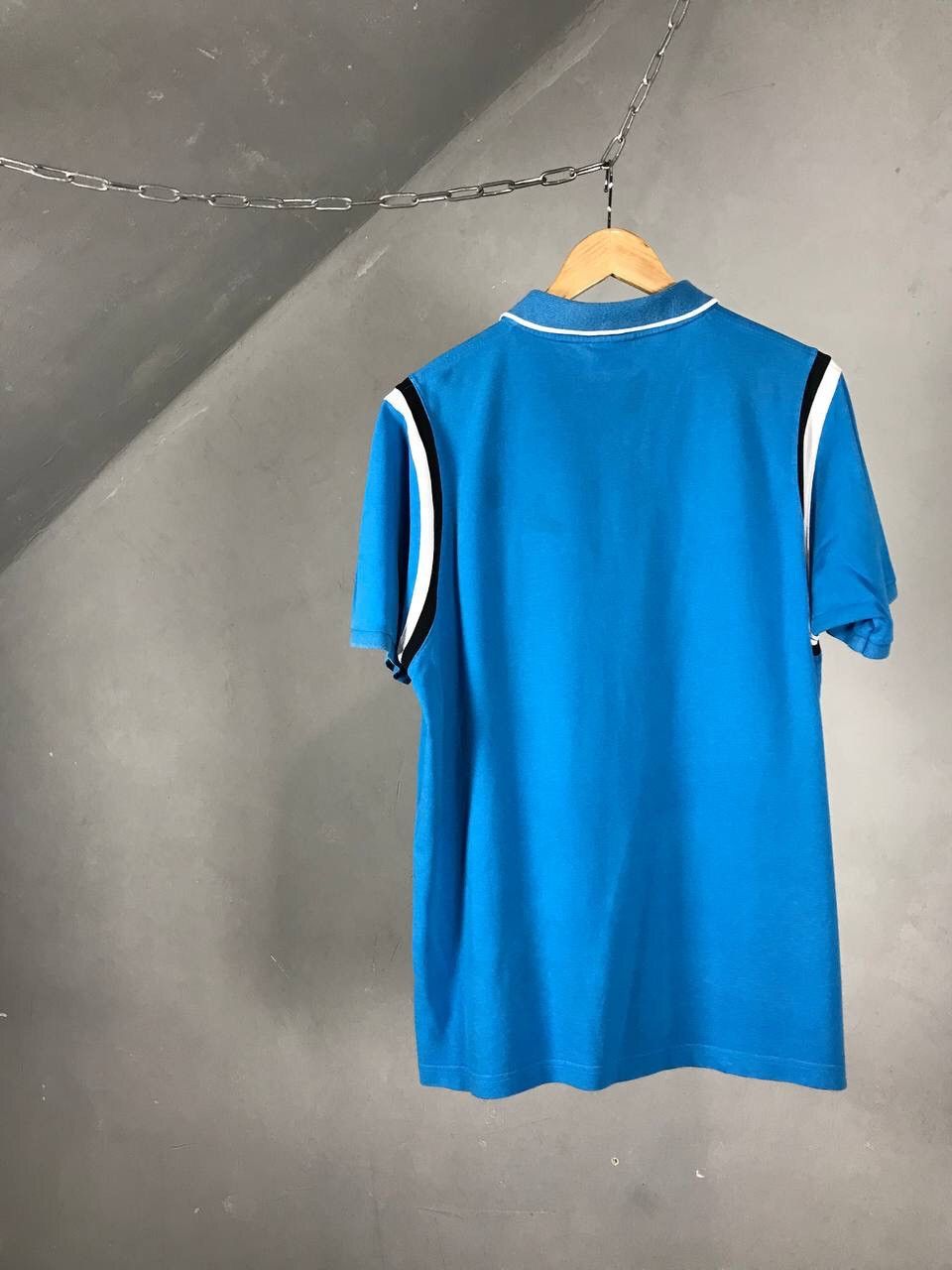 Lacoste × Vintage Lacoste Vintage Luxury Big Logo Blue Polo Tee Size US XL / EU 56 / 4 - 7 Thumbnail