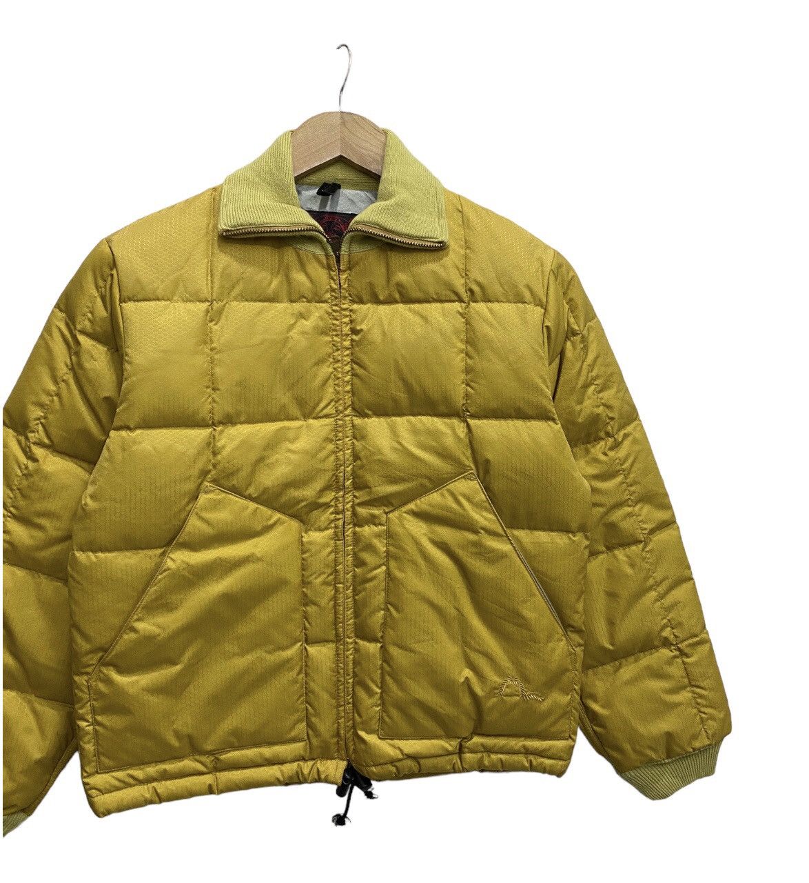 Japanese Brand × Sugar Cane × Vintage VINTAGE EVISU PUFFER BOMBER JACKET CROPPED Size US S / EU 44-46 / 1 - 4 Thumbnail
