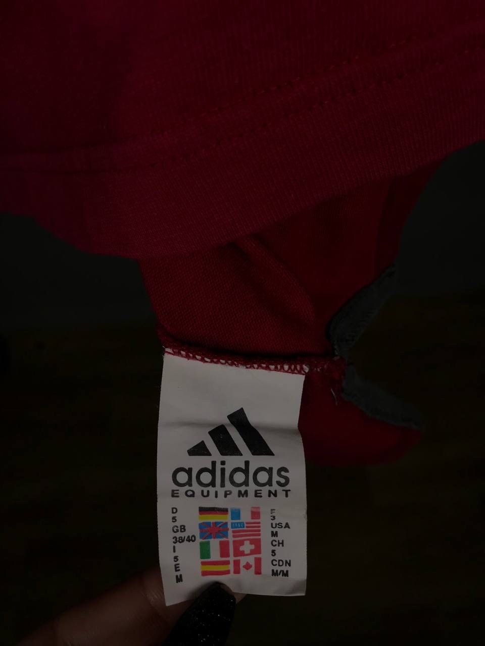 Adidas Adidas Equipment vintage streetwear polo tee Size US XL / EU 56 / 4 - 5 Thumbnail