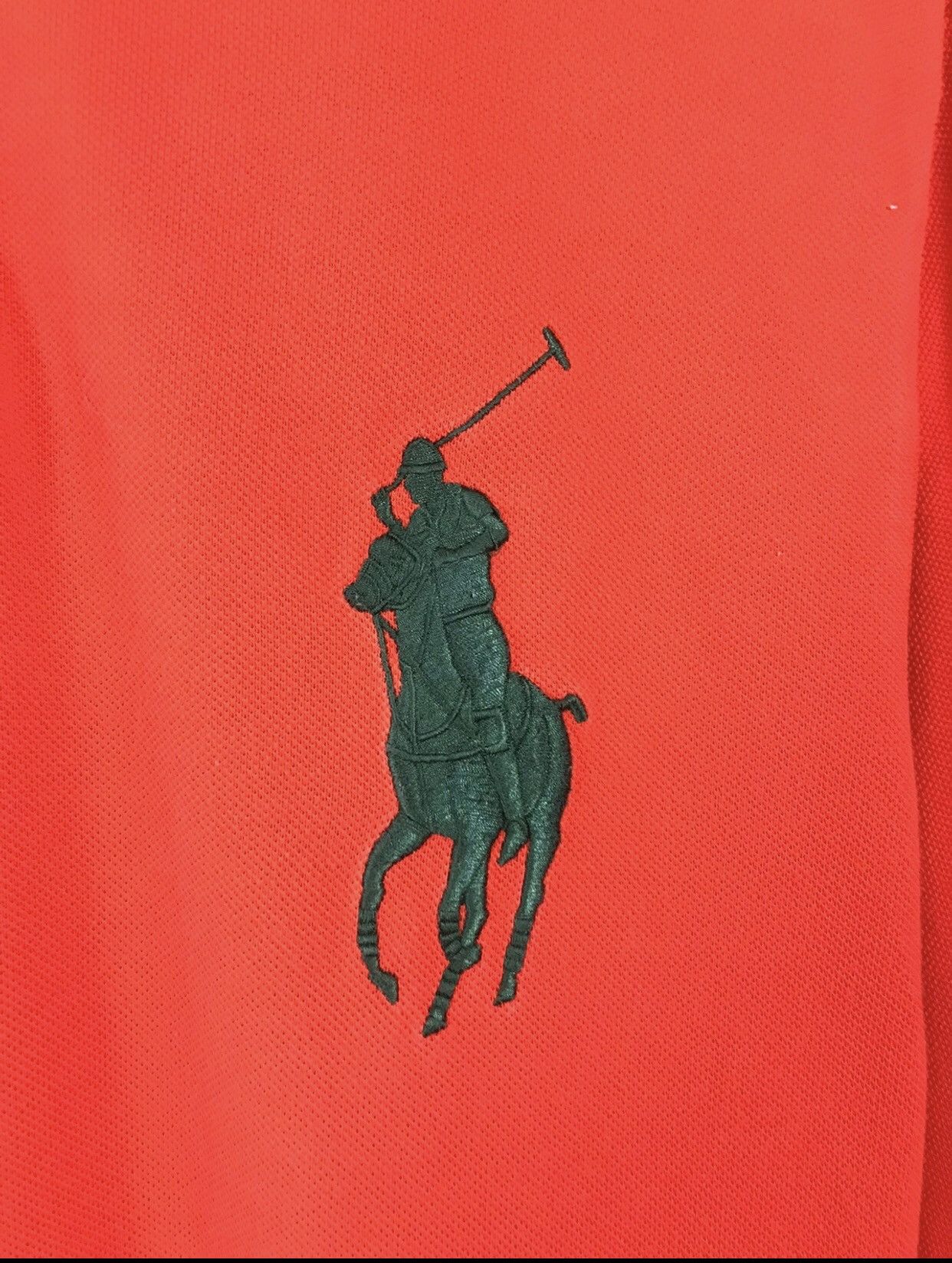 Polo Ralph Lauren Polo Ralph Lauren vintage luxury orange polo longsleeve Size US L / EU 52-54 / 3 - 3 Thumbnail