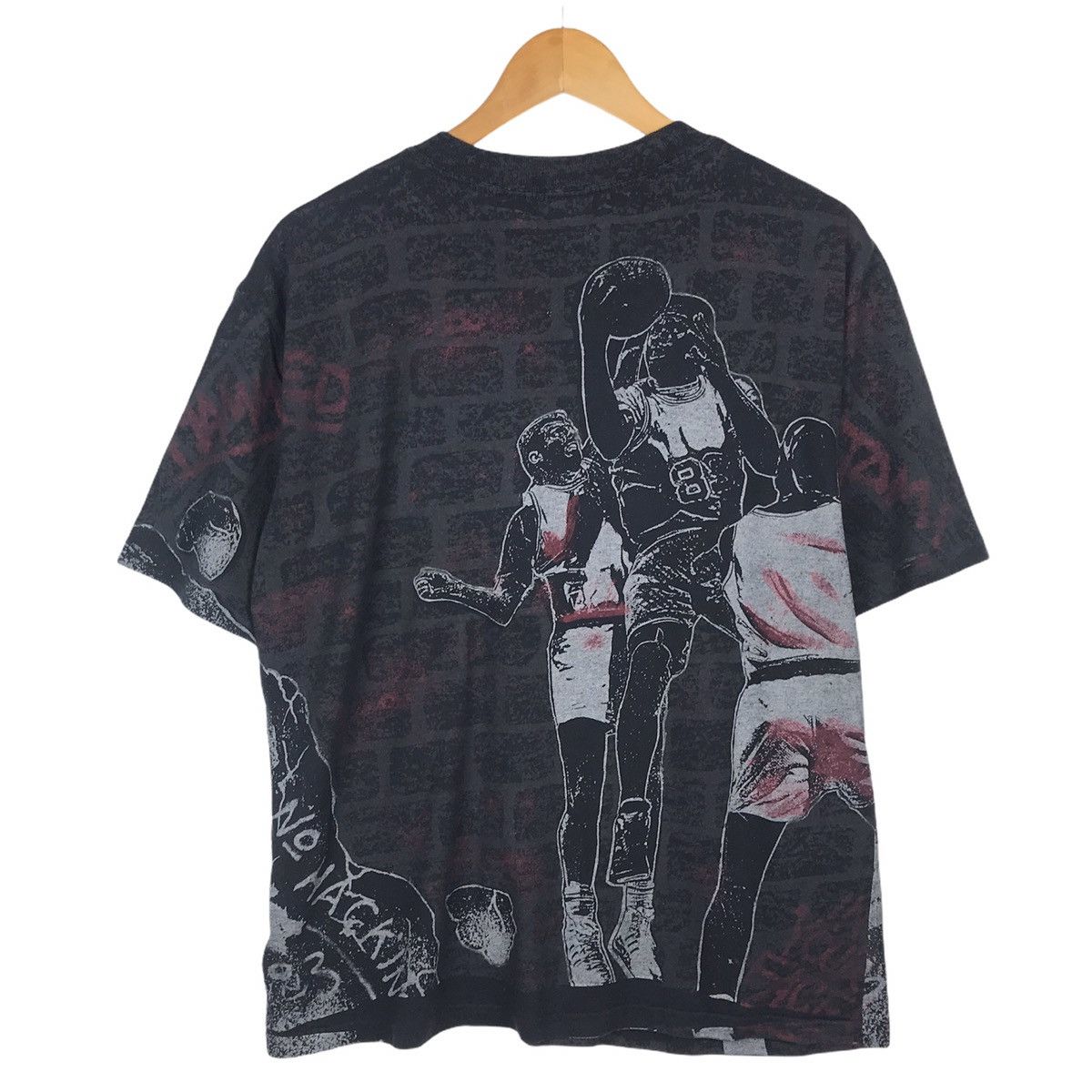 NBA × Vintage RARE Vintage 90s Basketball “Take it up strong” Overprint Size US L / EU 52-54 / 3 - 2 Thumbnail