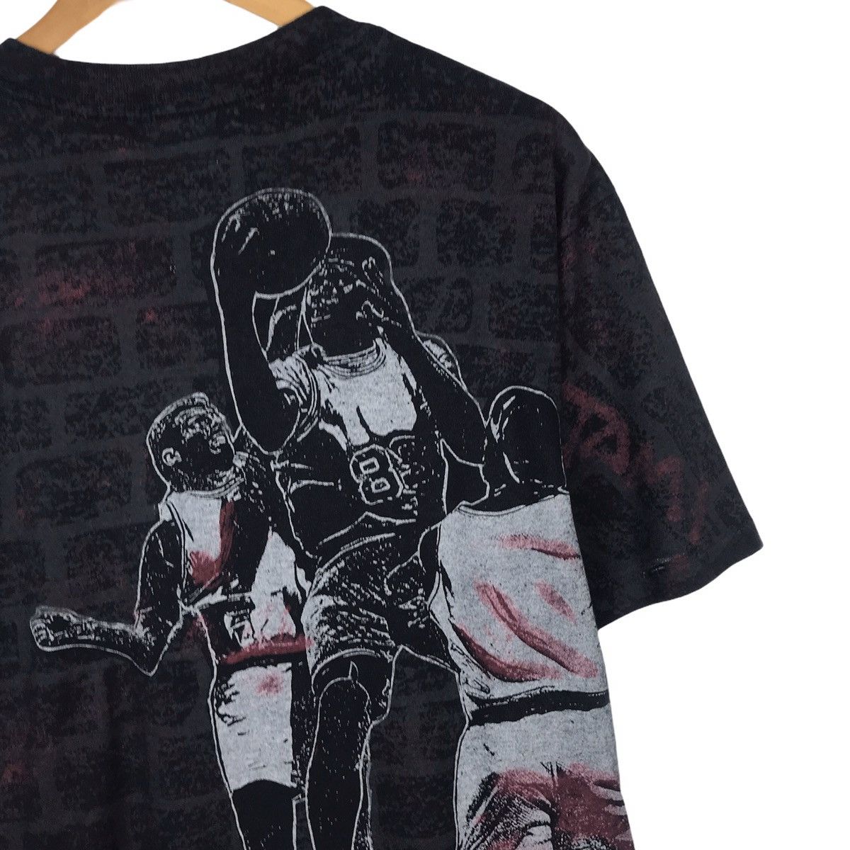 NBA × Vintage RARE Vintage 90s Basketball “Take it up strong” Overprint Size US L / EU 52-54 / 3 - 4 Thumbnail