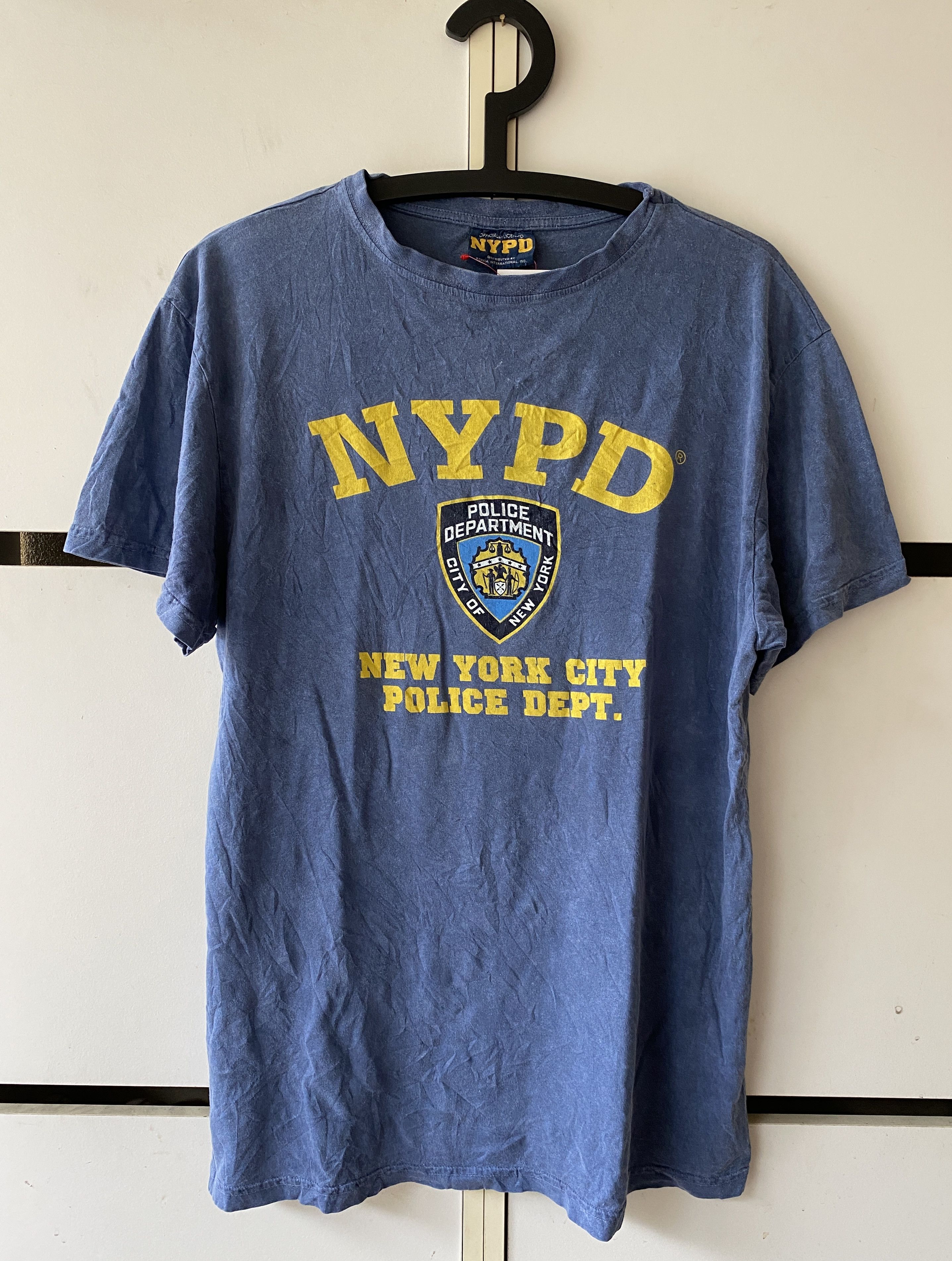 NYPD 'NEW YORK POLICE DEPARTMENT' OFFICIAL LICENCES T SHIRT