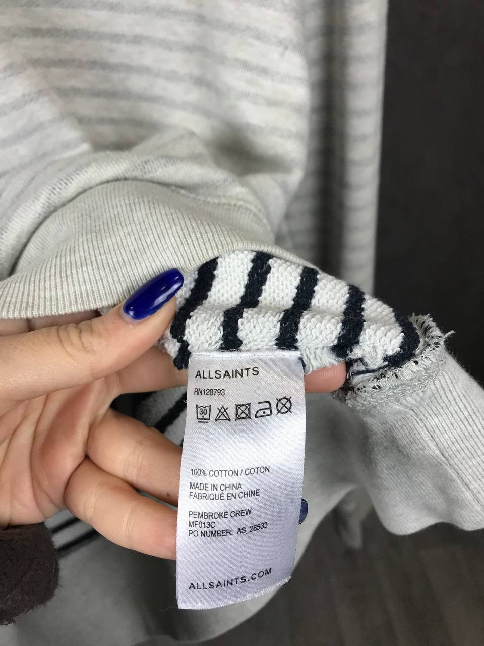 Other Allsaints luxury streetwear multicolor sweatshirt Size US M / EU 48-50 / 2 - 4 Thumbnail