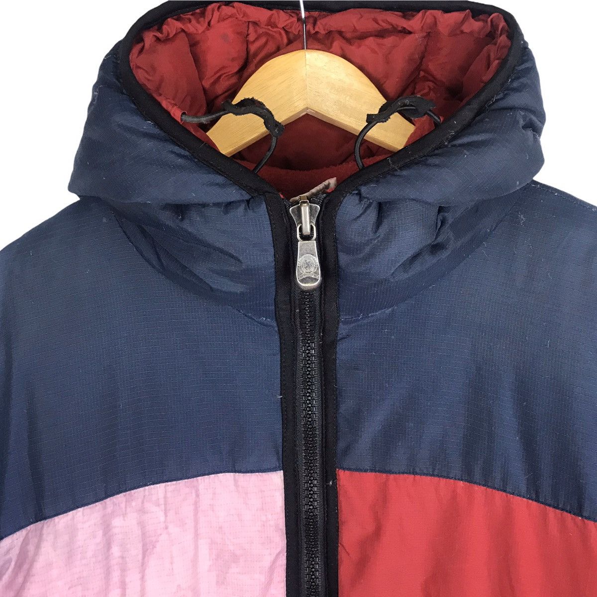 Tommy Hilfiger × Vintage Vintage 90s Tommy Hilfiger Big Flag Puffer Goose Down Jacket Size US L / EU 52-54 / 3 - 5 Thumbnail