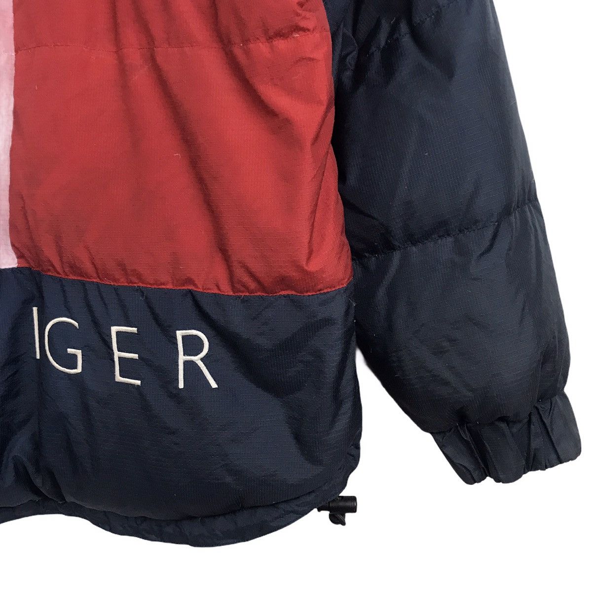 Tommy Hilfiger × Vintage Vintage 90s Tommy Hilfiger Big Flag Puffer Goose Down Jacket Size US L / EU 52-54 / 3 - 6 Thumbnail