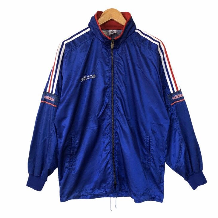 image of 90's Adidas Trefoil Tribute France National Team in Blue, Men's (Size XL)