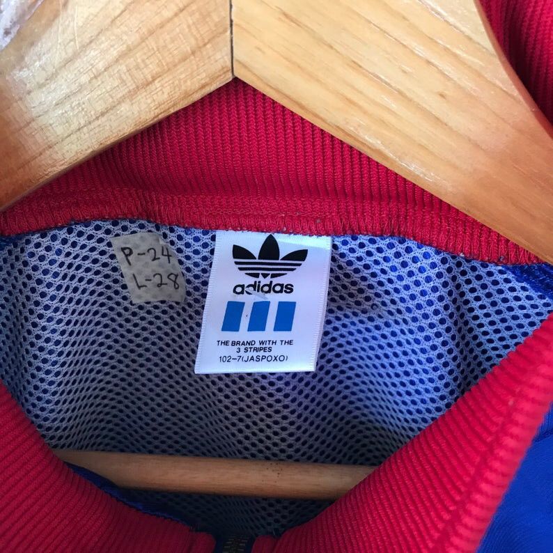 Adidas Vintage 90s Adidas Trefoil Tribute France National Team Size US XL / EU 56 / 4 - 9 Thumbnail