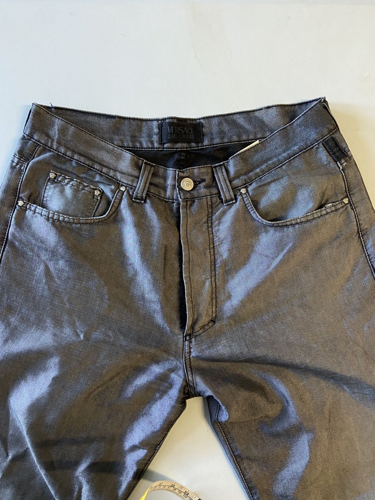 Versace × Versace Jeans Couture Versace jeans couture denim pants Size US 36 / EU 52 - 1 Thumbnail