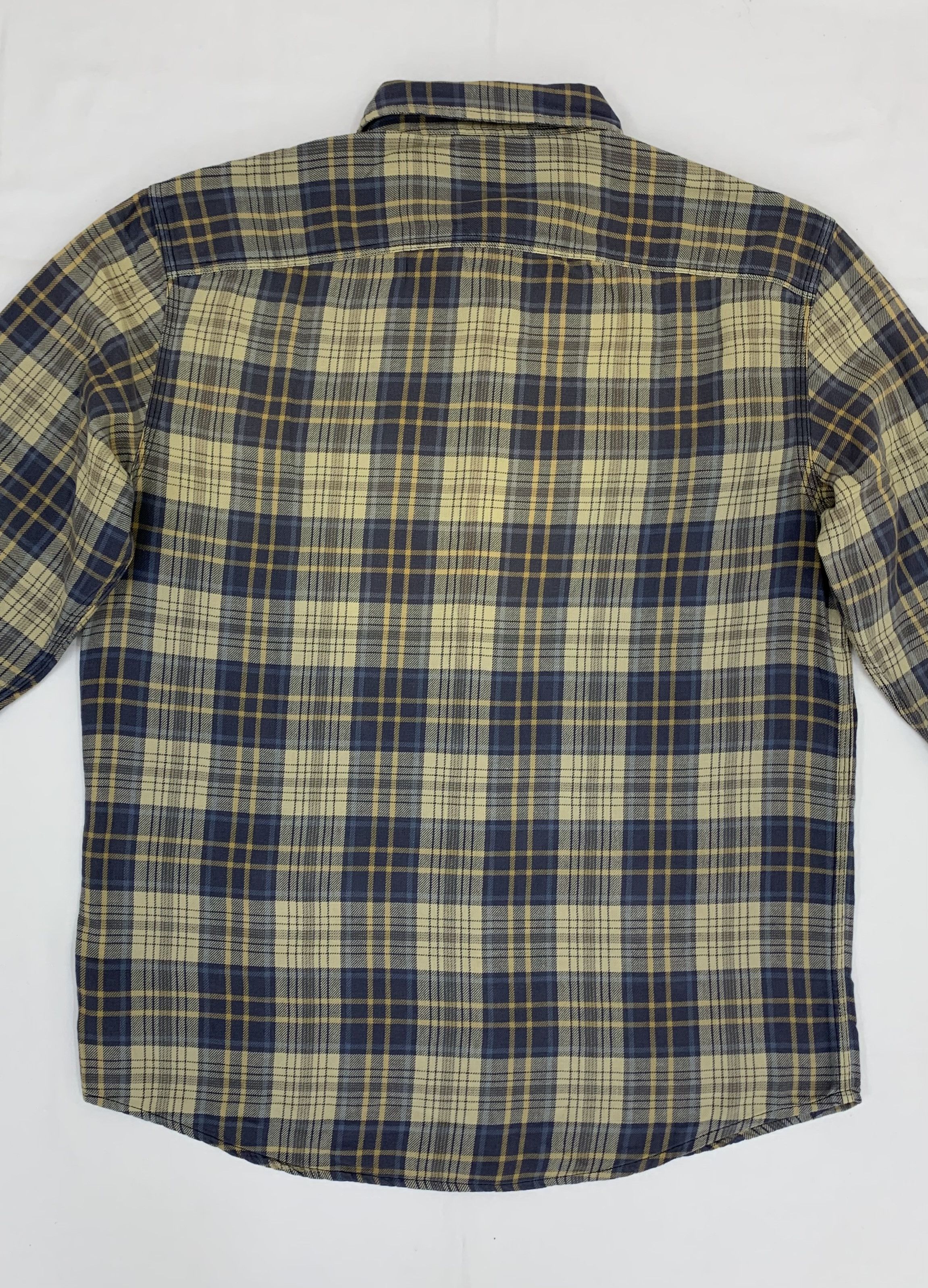 Double RL Plaid Twill Workshirt RRL Cotton Office Camp Shirt