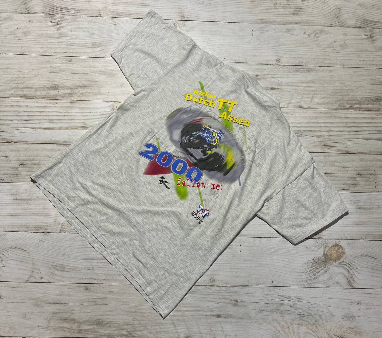 Vintage Vintage Dutch TT 2000 T-Shirt Suzuki Grand Prix Motorcycle Size US L / EU 52-54 / 3 - 2 Thumbnail