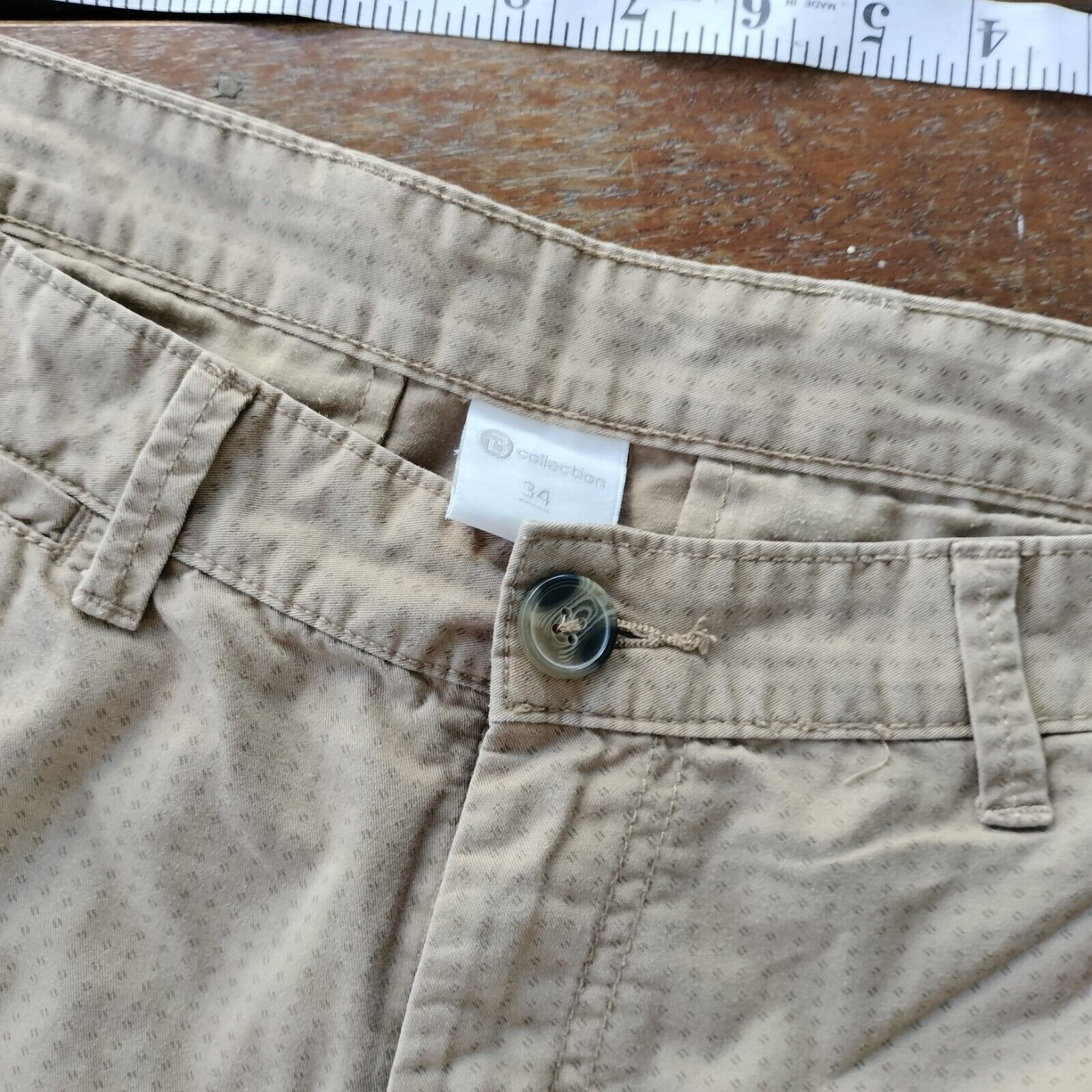 Other Mens Shorts Cargo Chino Straight Leg Utility Cotton Casual Size US 34 / EU 50 - 8 Thumbnail