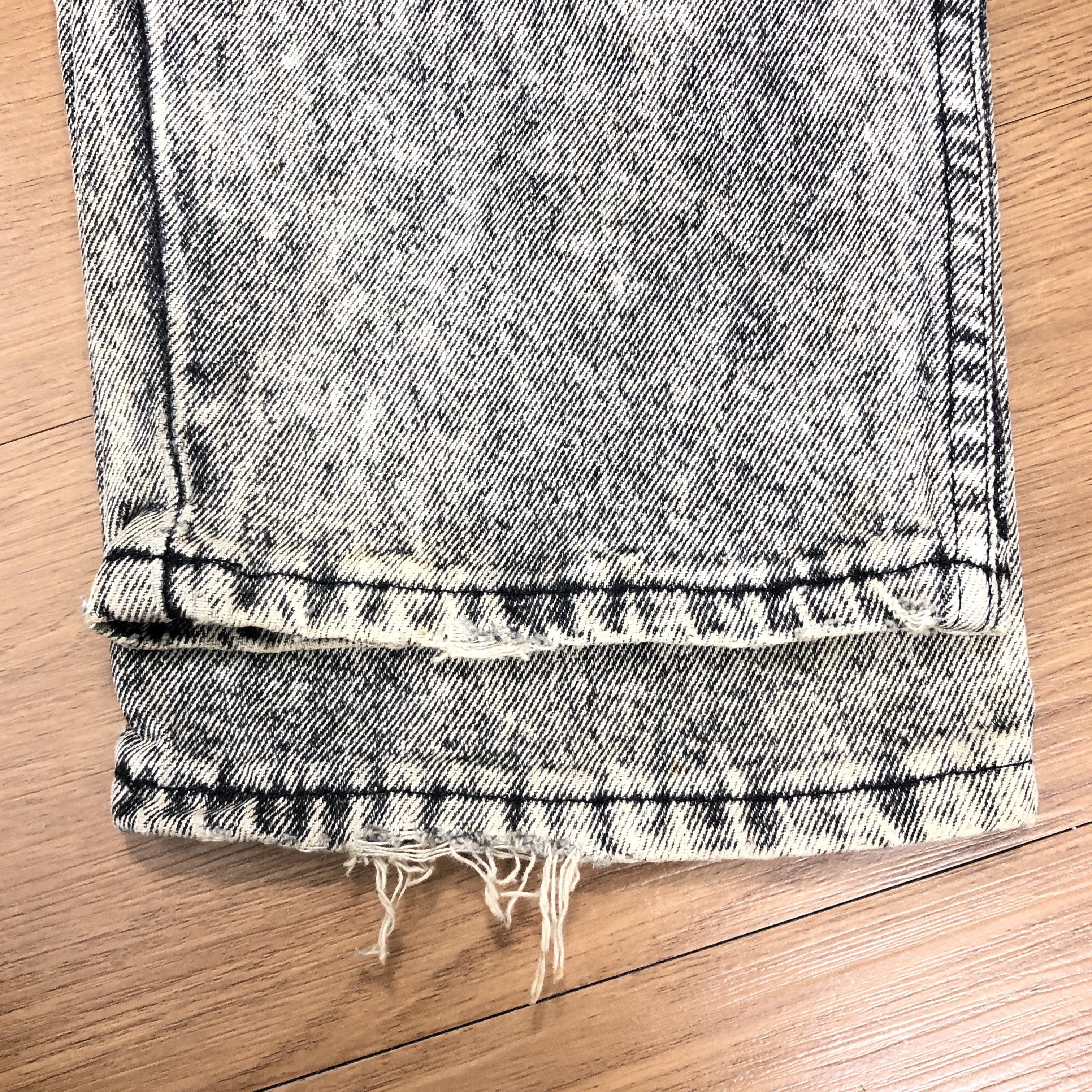 34 x 30 Vintage Wrangler Jeans Stone Wash Acid Wash L1490