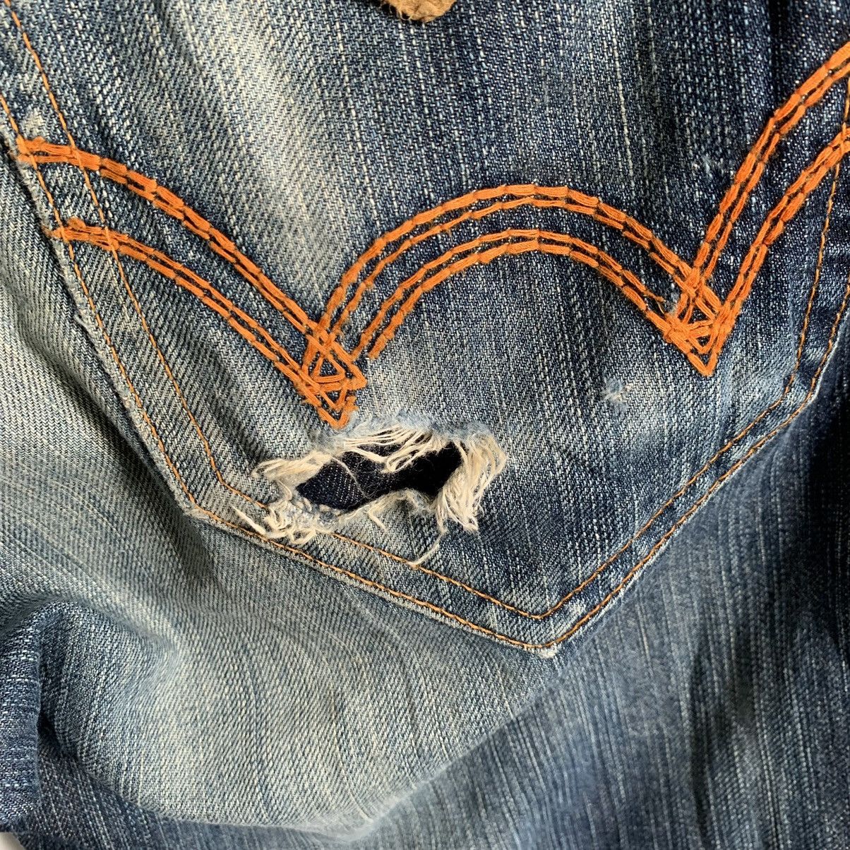 Kapital Edwin Distressed Jeans Denim Size US 32 / EU 48 - 11 Thumbnail