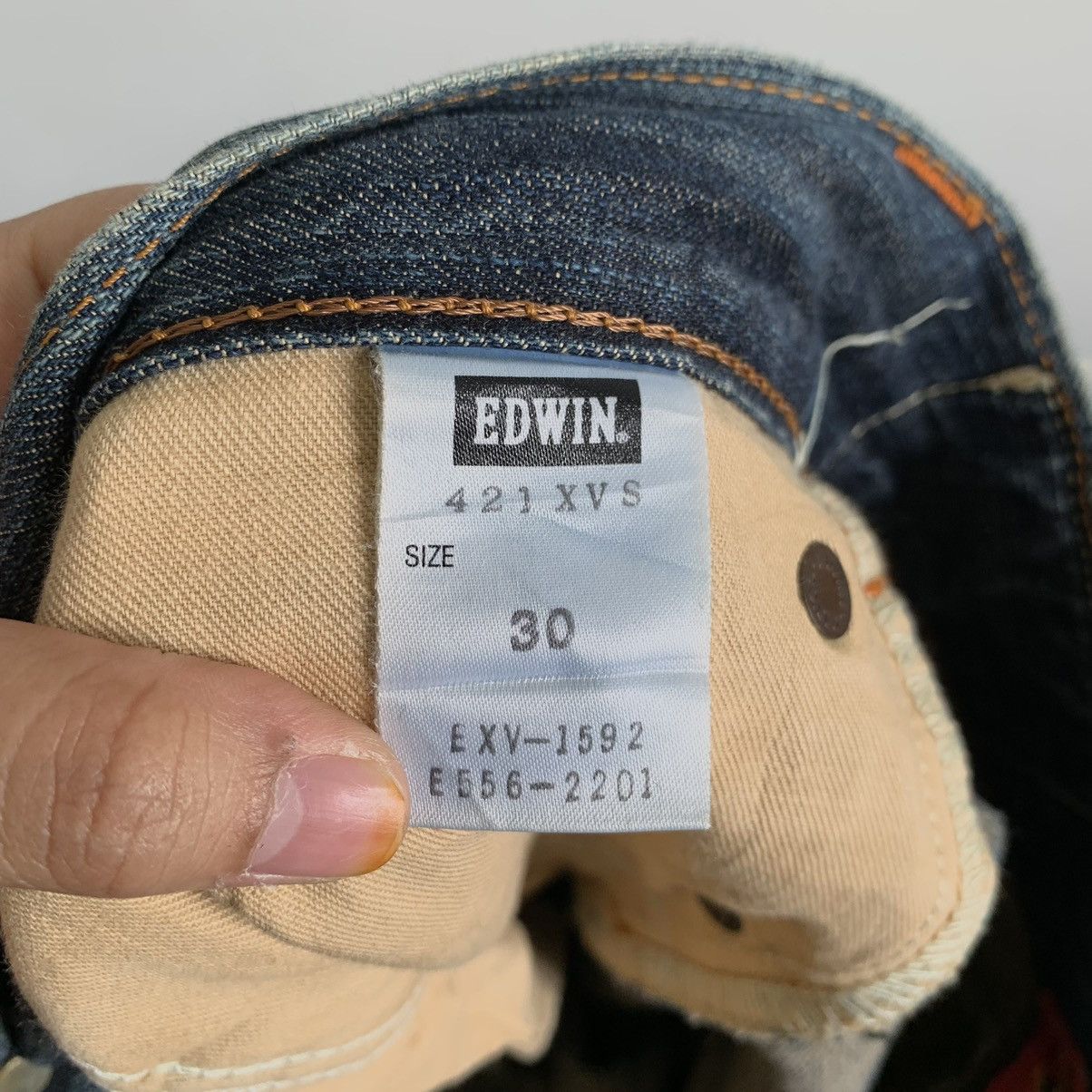 Kapital Edwin Distressed Jeans Denim Size US 32 / EU 48 - 16 Thumbnail