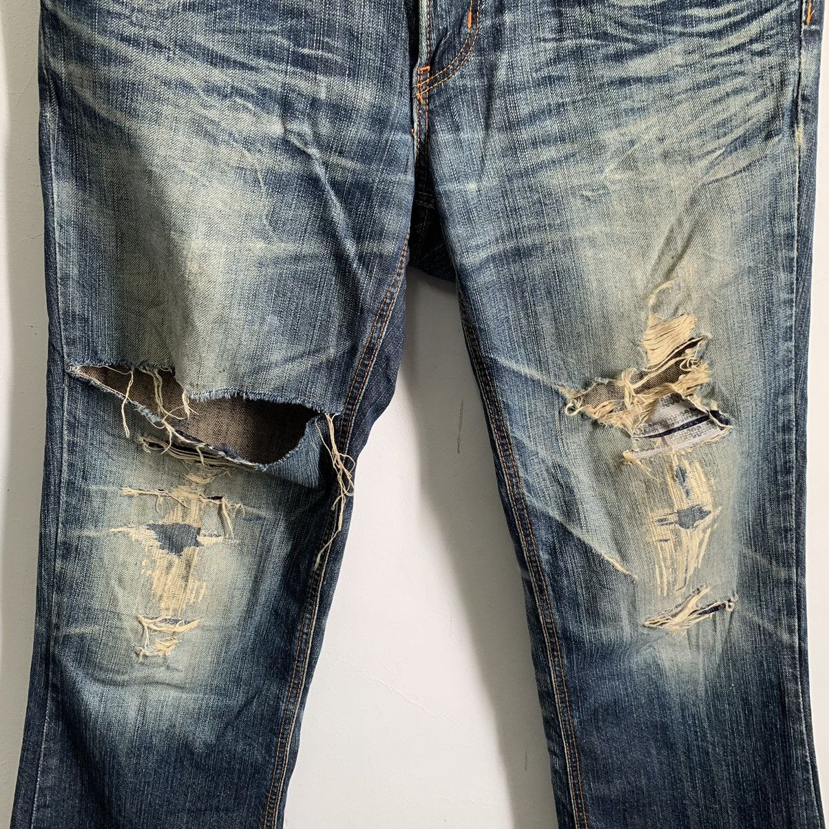 Kapital Edwin Distressed Jeans Denim Size US 32 / EU 48 - 3 Thumbnail