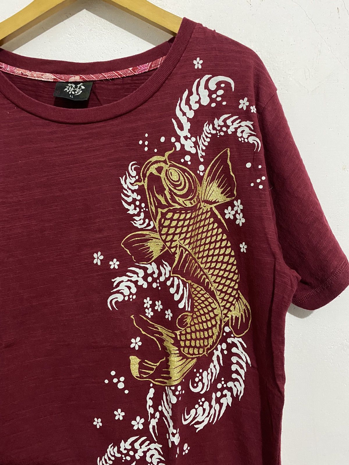 20471120 💸BINDINGOFFER💸Japanese Tradition Koi fish Shirt Size US L / EU 52-54 / 3 - 4 Thumbnail