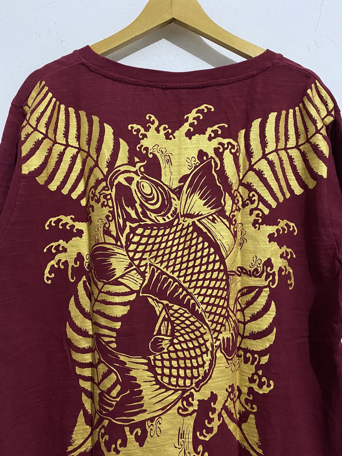 20471120 💸BINDINGOFFER💸Japanese Tradition Koi fish Shirt Size US L / EU 52-54 / 3 - 2 Thumbnail