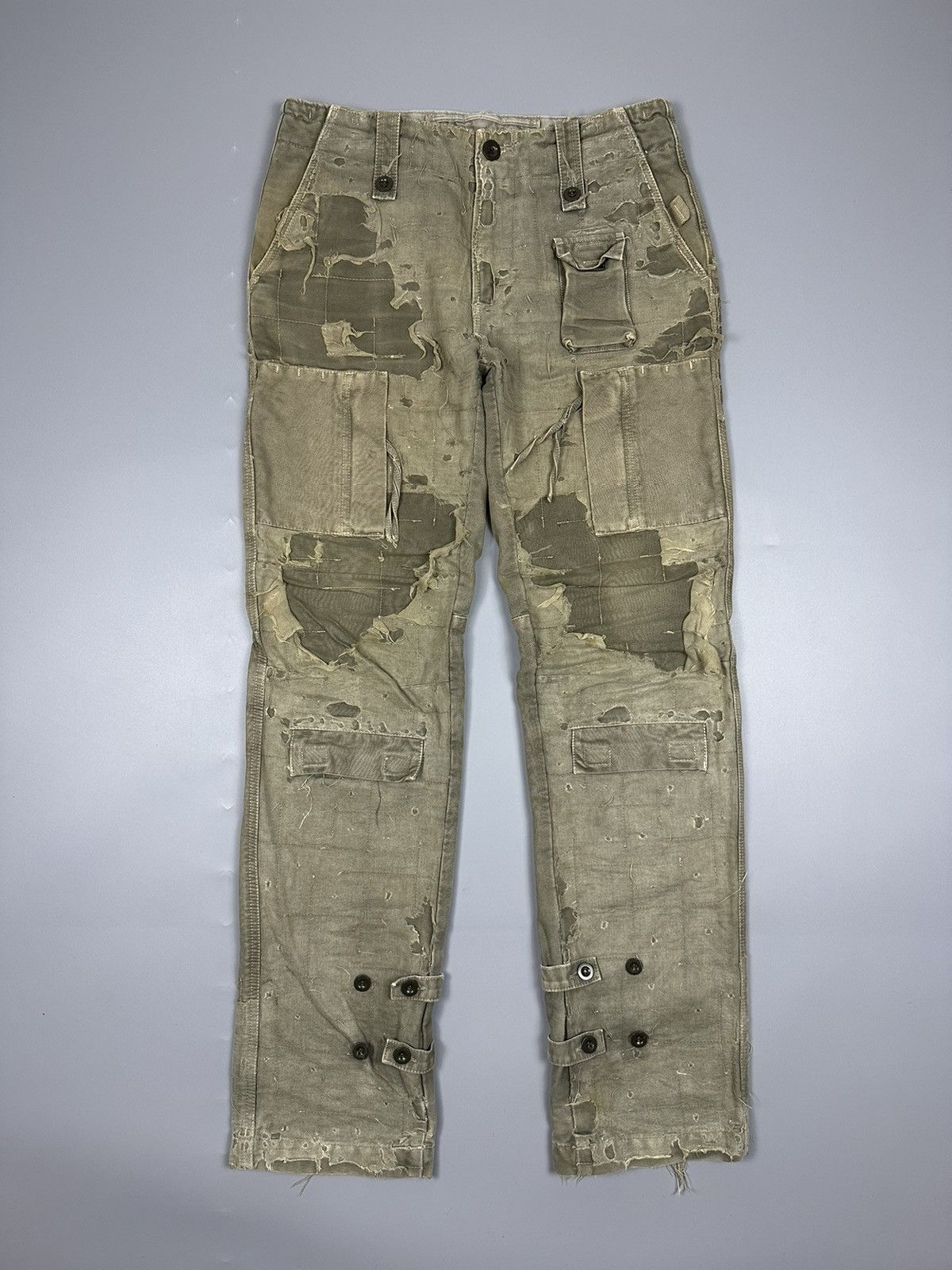Japanese Brand × Seditionaries DISTRESSED BORO PATCHWORK DESIGN Size US 32 / EU 48 - 1 Thumbnail