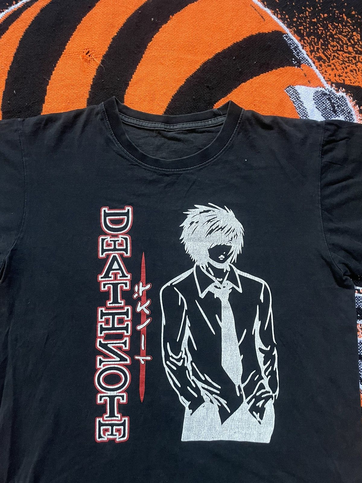 Anime × Japanese Brand Japan Anime Death Note Black T-Shirt Size US L / EU 52-54 / 3 - 2 Thumbnail