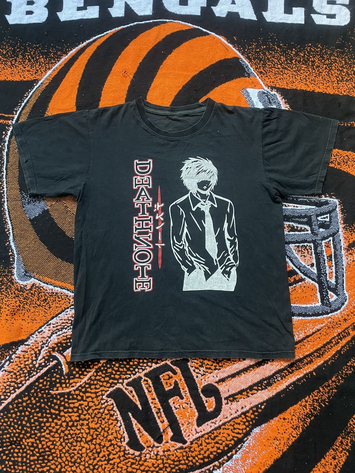 Anime × Japanese Brand Japan Anime Death Note Black T-Shirt Size US L / EU 52-54 / 3 - 1 Thumbnail