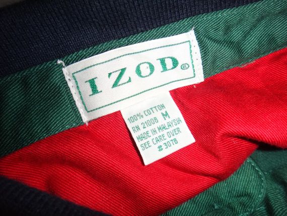 Izod Vintage IZOD Multi Color Polo Shirt 1990s MEN'S Golf Stripes | Grailed