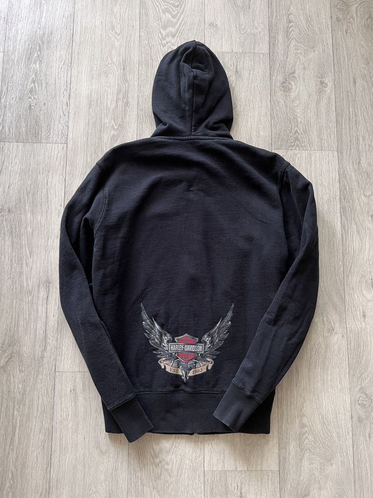 Harley Davidson × Vintage Harley Davidson y2k vintage zip hoodie Size US M / EU 48-50 / 2 - 3 Thumbnail