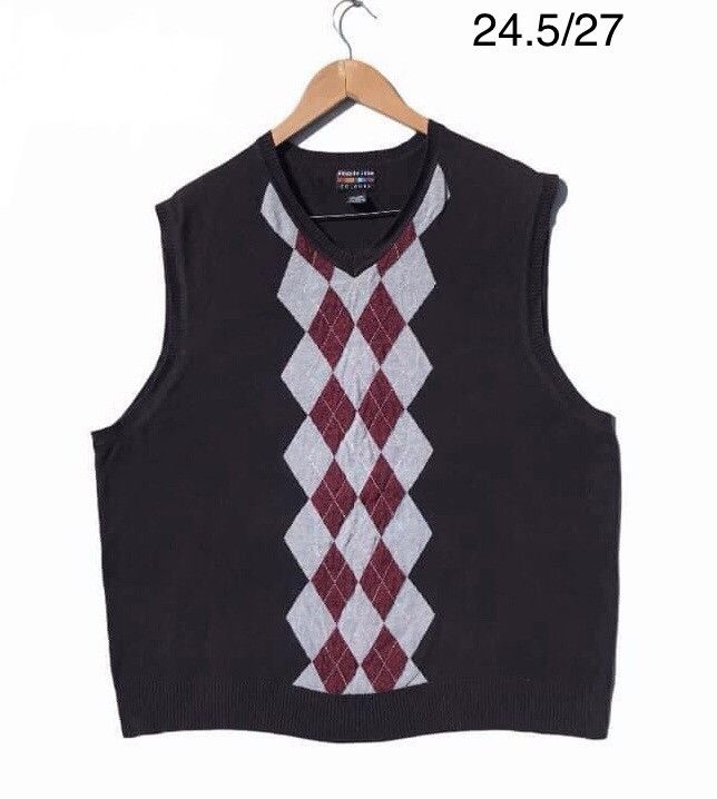 image of Alexander Julian Vests in Black, Men's (Size XL)