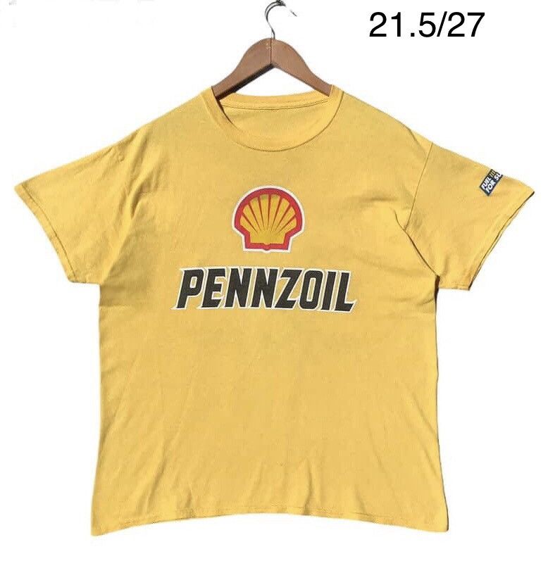 image of Racing x Vintage Pennzoil in Yellow, Men's (Size Large)