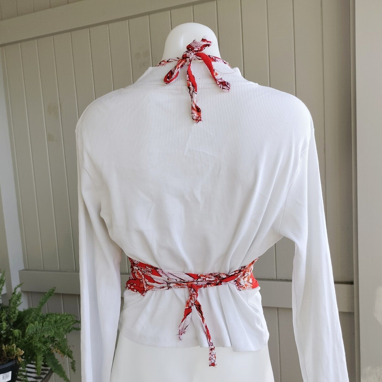 Designer × Handmade Handmade Corset Halter Waist Belt Floral Upcycled Size ONE SIZE - 2 Thumbnail