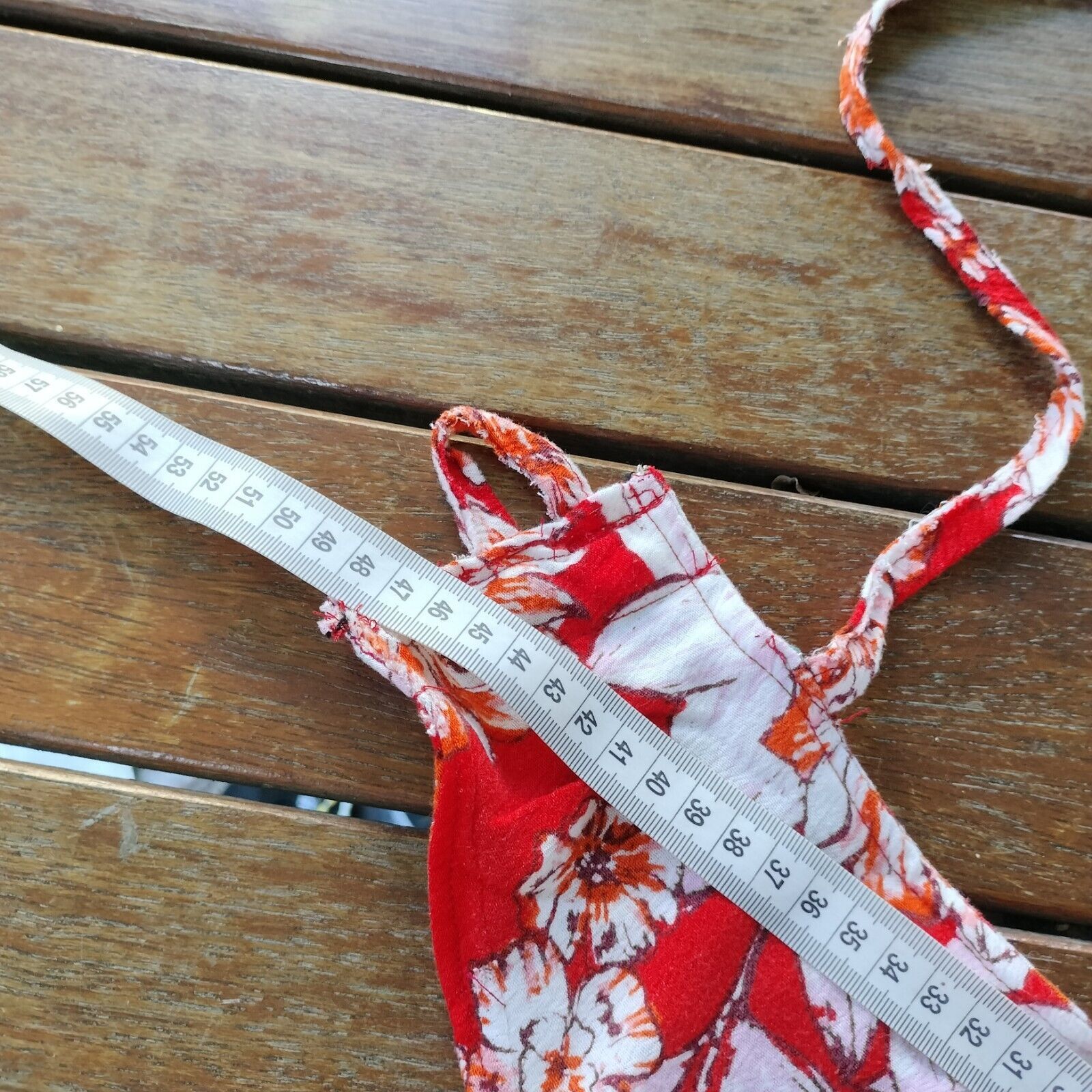 Designer × Handmade Handmade Corset Halter Waist Belt Floral Upcycled Size ONE SIZE - 11 Thumbnail