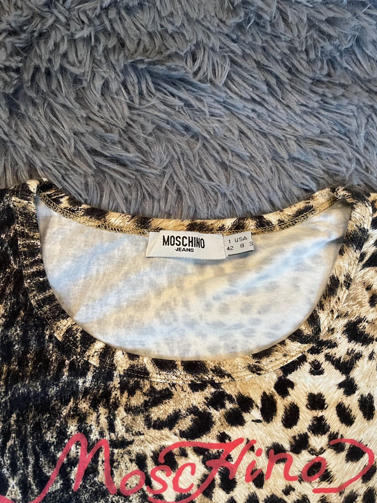 Moschino × Vintage Moschino vintage Ed Hardy esthetic Love is a Gamble t-shirt Size M / US 6-8 / IT 42-44 - 4 Thumbnail