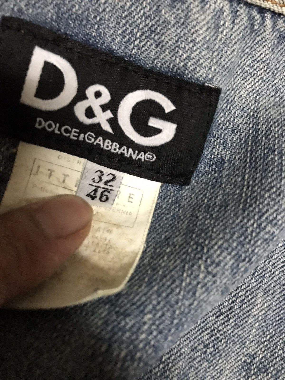 Dolce & Gabbana Dolce Inside out jacket reversible small denim Size US S / EU 44-46 / 1 - 11 Thumbnail