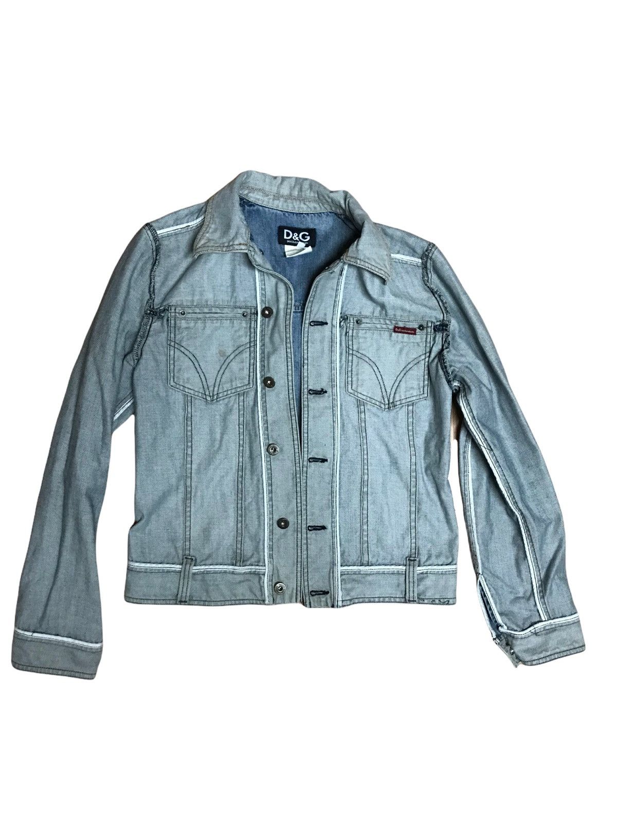 【D&G】Insideout Reversible Denim Jacket Dolce & Gabbana Dolce Inside out jacket reversible small denim