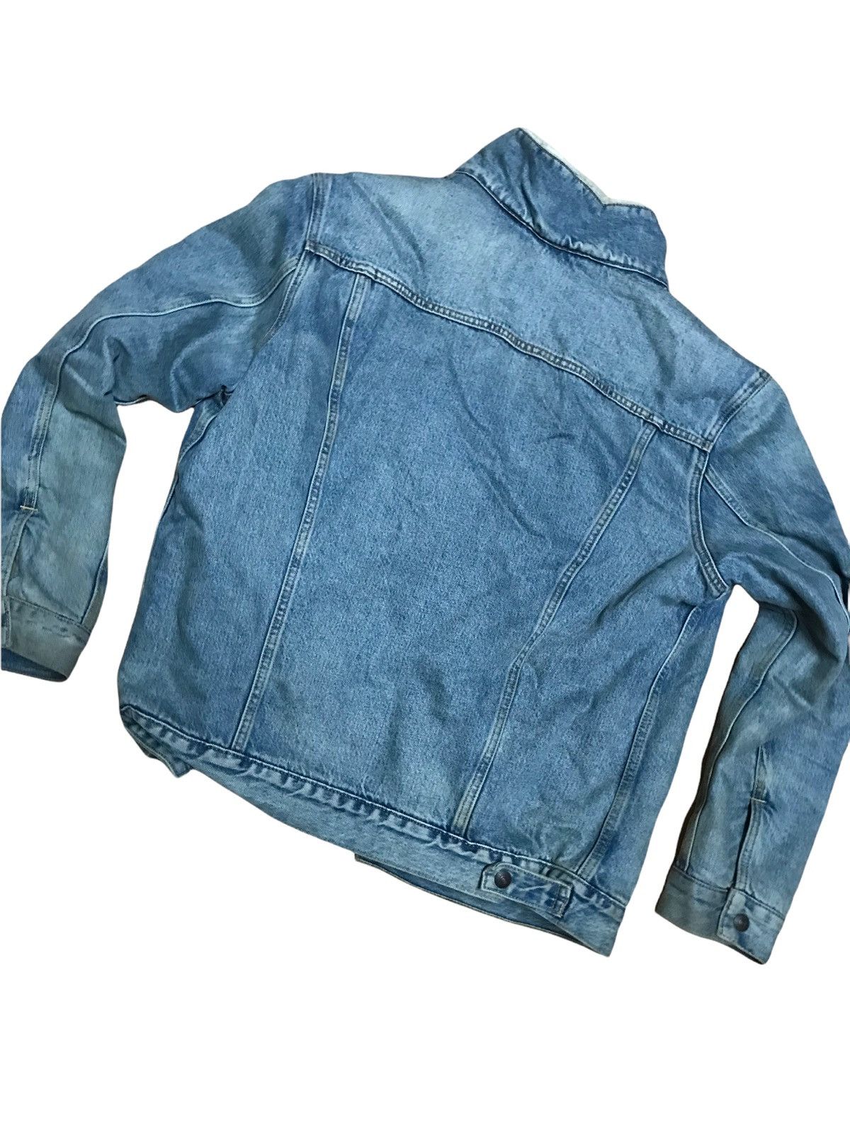 Levi's × Vintage Levi’s xl Sherpa mid beige wash denim jacket Size US XL / EU 56 / 4 - 2 Thumbnail
