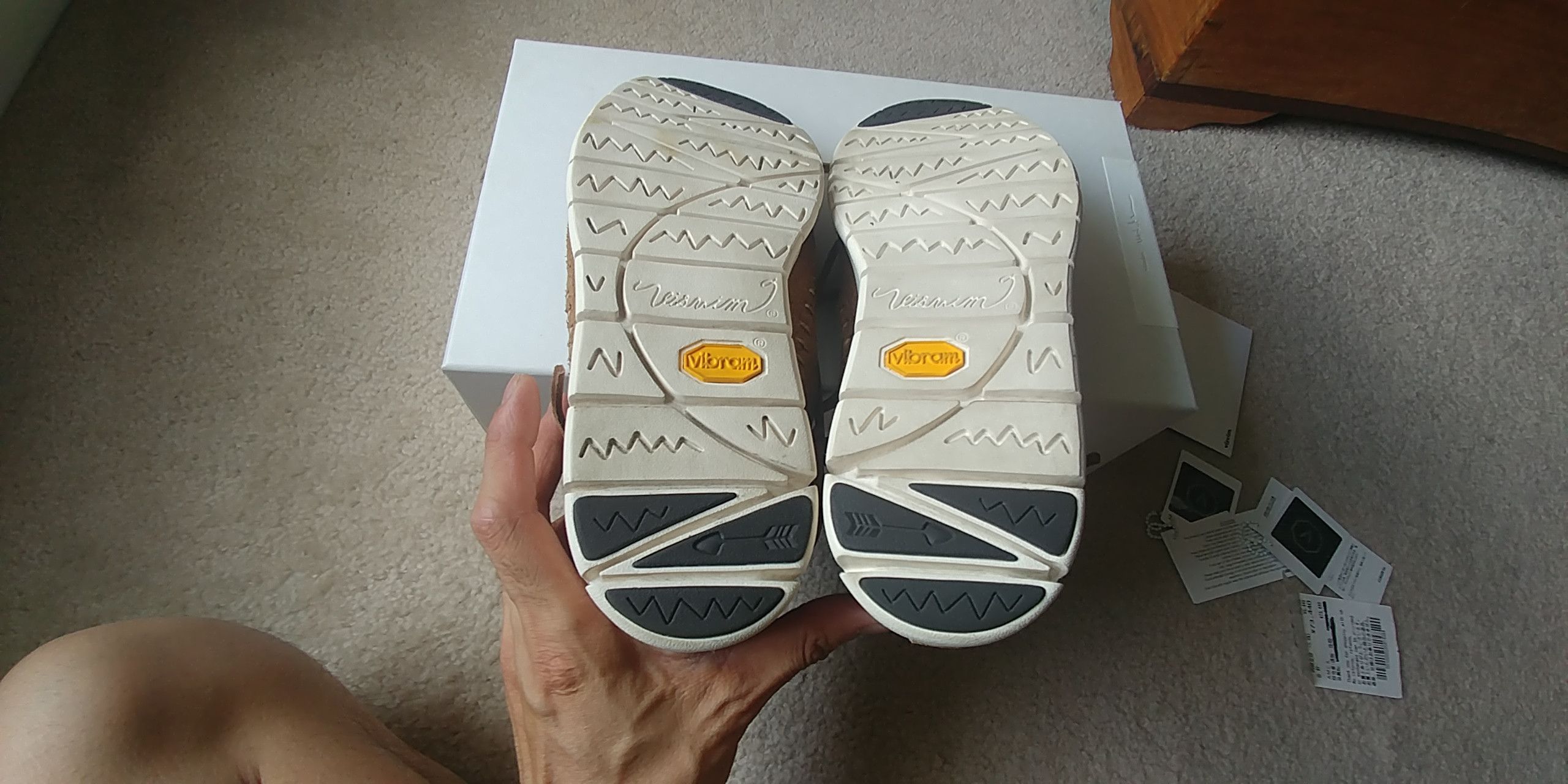 Visvim Ute Moc Trainer-Folk Camel US8/26cm 2018 UWBT Size US 8 / EU 41 - 5 Thumbnail