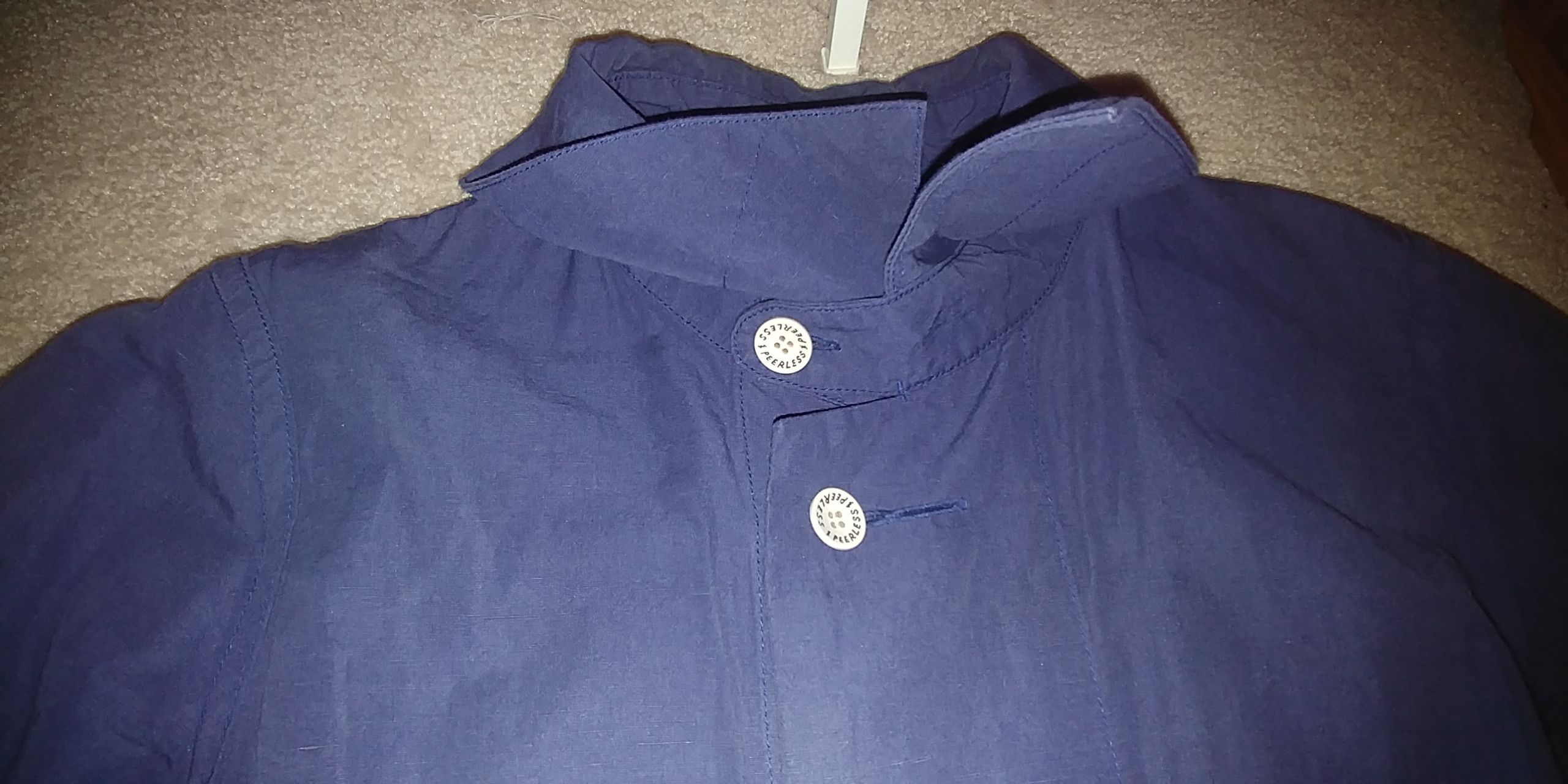 Visvim Grease Monkey Coat (C/Li) Navy 1 S 2019 UWT Size US S / EU 44-46 / 1 - 3 Thumbnail