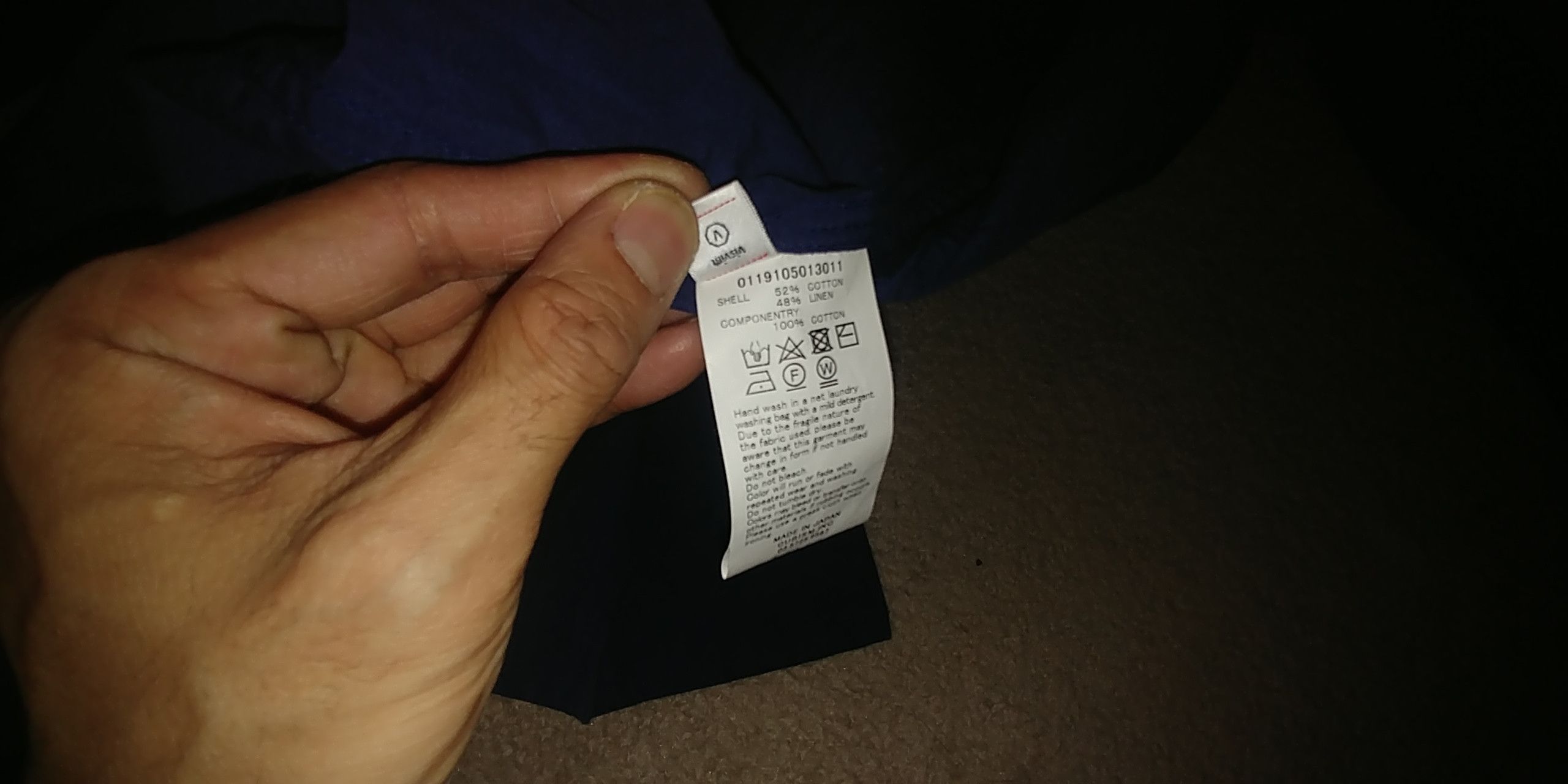 Visvim Grease Monkey Coat (C/Li) Navy 1 S 2019 UWT Size US S / EU 44-46 / 1 - 6 Thumbnail