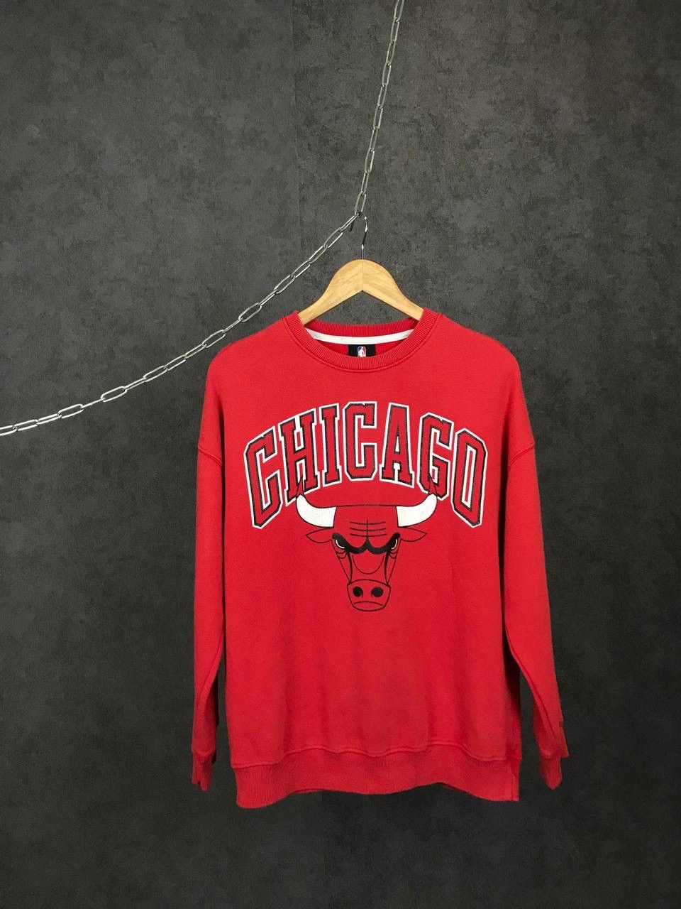 NBA Chicago Bulls NBA vintage cult overprinted sweatshirt Size US S / EU 44-46 / 1 - 1 Thumbnail