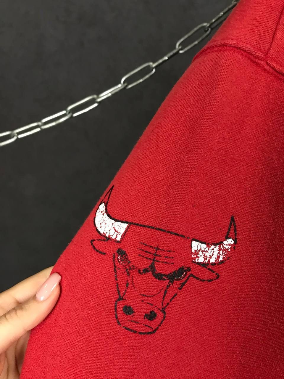 NBA Chicago Bulls NBA vintage cult overprinted sweatshirt Size US S / EU 44-46 / 1 - 8 Thumbnail