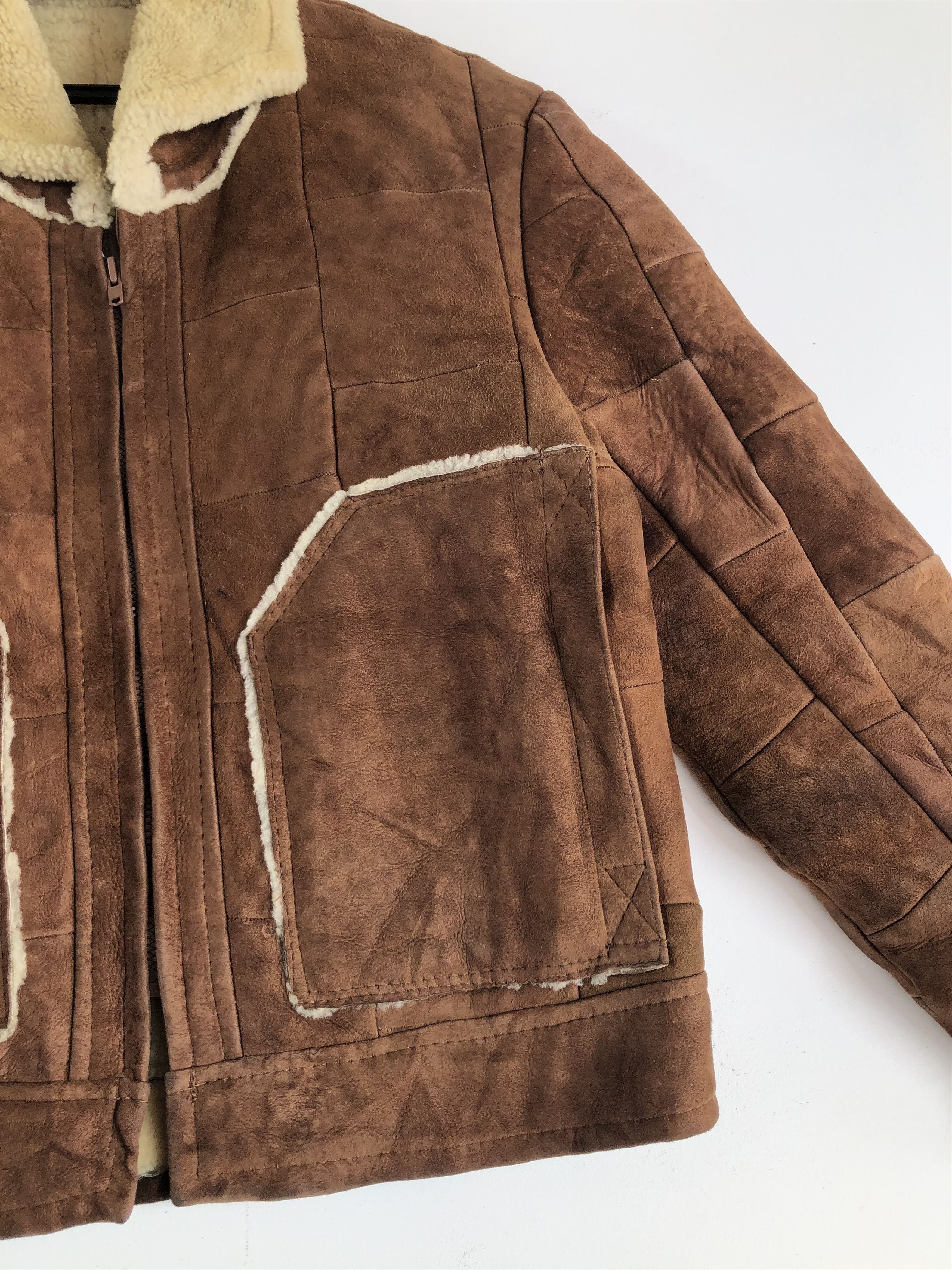 Japanese Brand × Vintage VINTAGE JAPAN’S NICHIRO FURS SHEARLING LEATHER COAT Size US S / EU 44-46 / 1 - 7 Thumbnail