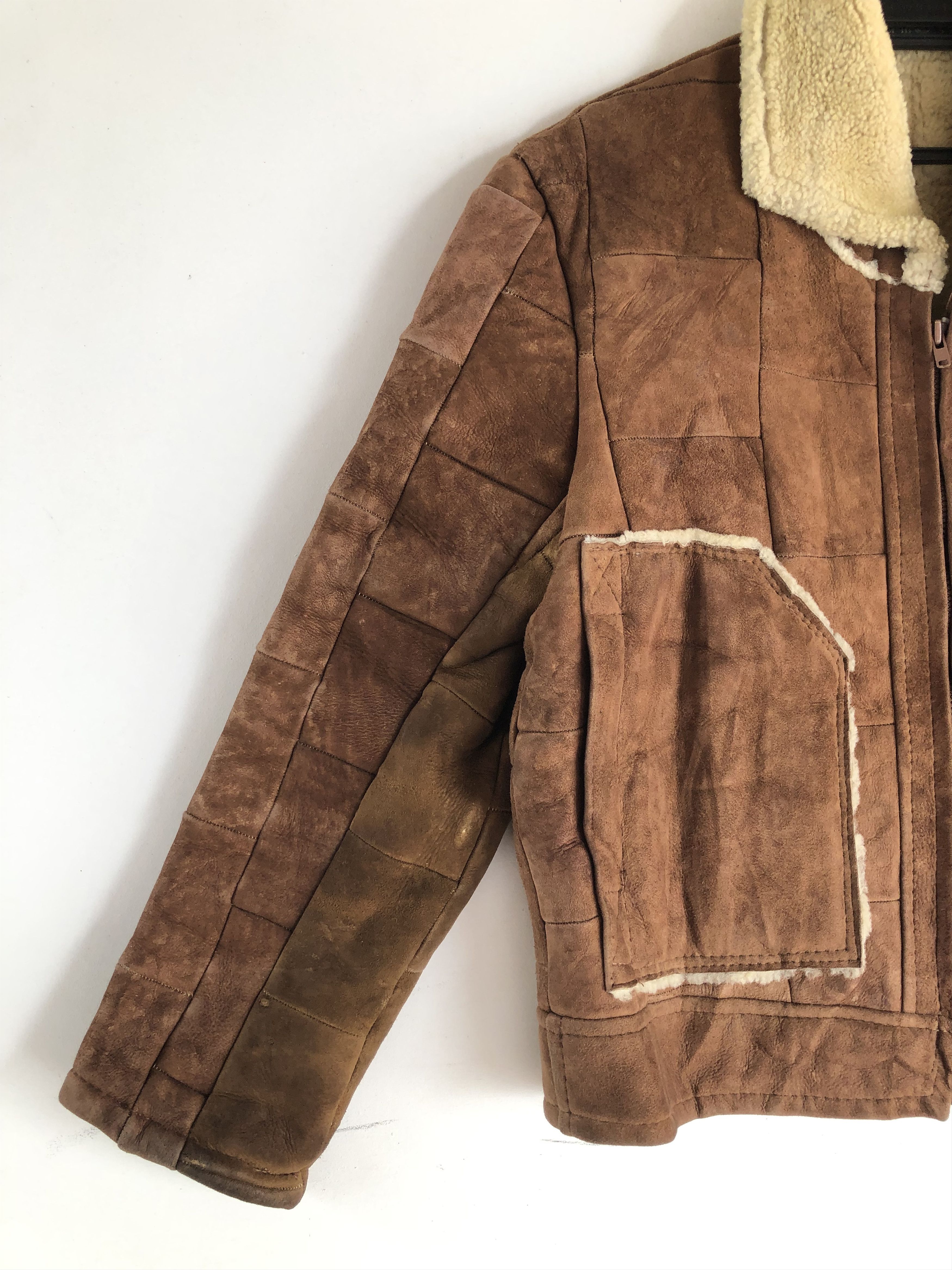 Japanese Brand × Vintage VINTAGE JAPAN’S NICHIRO FURS SHEARLING LEATHER COAT Size US S / EU 44-46 / 1 - 5 Thumbnail